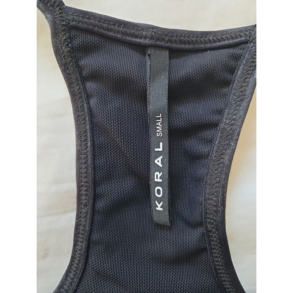 NWT Koral | Size Small | Sweeper Sports Bra in Black Camo - Picture 12 of 16
